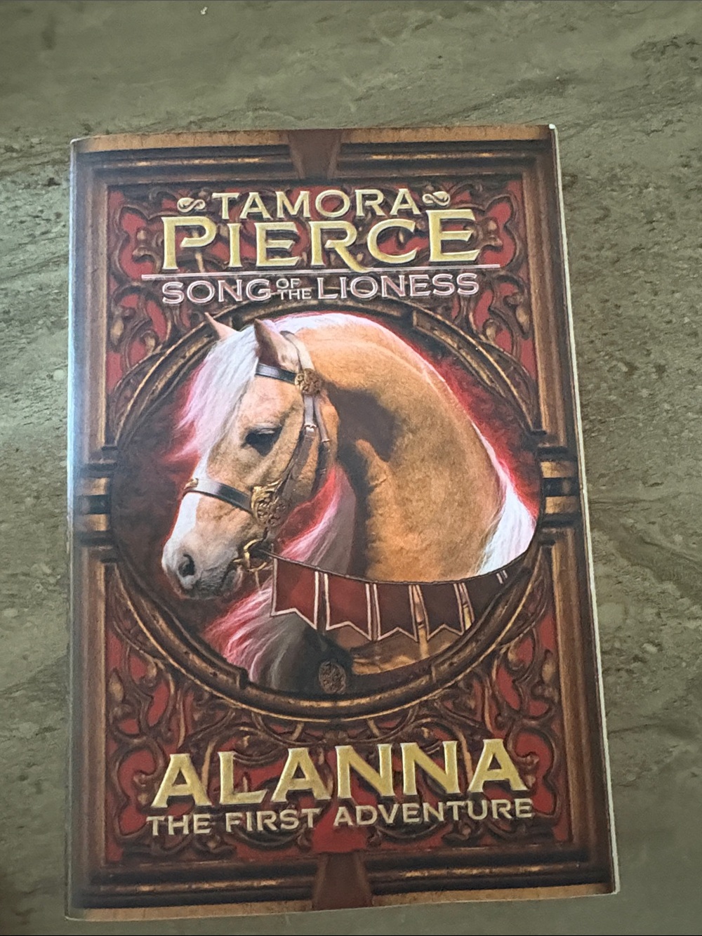 Alanna: The First Adventure - Red and Gold Decorative Book Cover